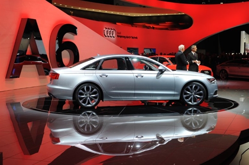 Audi A6 Hybrid. Детройтский автосалон. Новинки автомобилестроения.  фото. картинка