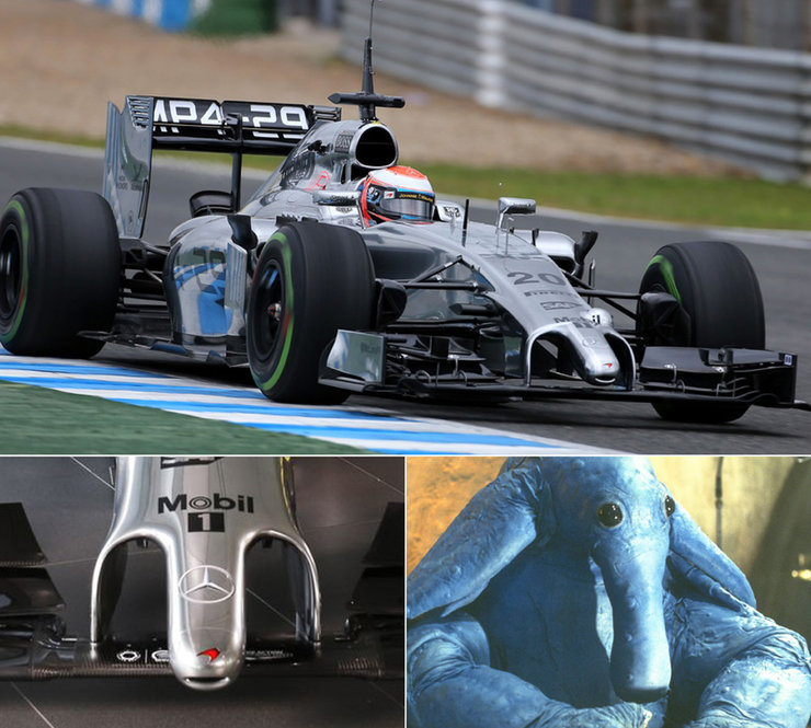 McLaren Mercedes. Фото болида Формулы-1