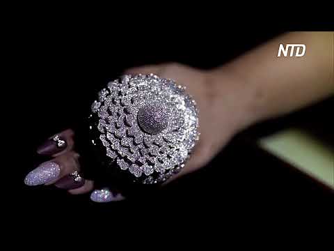 кольцо из 13 тысяч бриллиантов.  Фотографии. Картинка