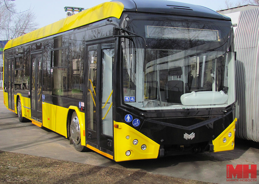 В Минске представили короткий электробус, причем собран он на базе самой распространенной модели троллейбуса 321. Фотографии. Картинка