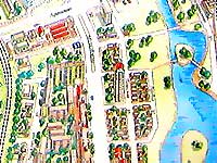 Карта Минска. Червенский рынок. Река Свислочь