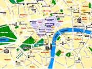 Карта центра Лондона