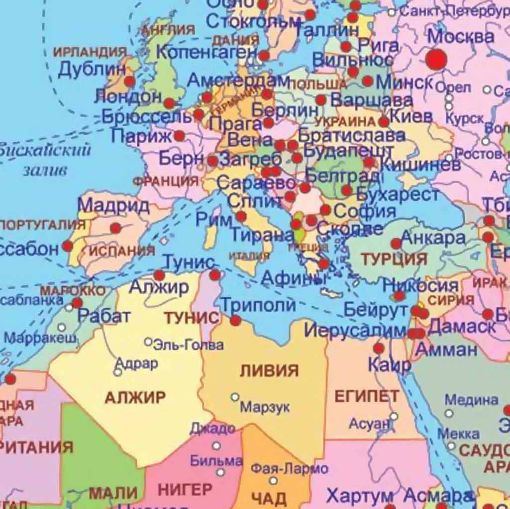 Средиземноморские страны. Столицы государств в Средиземноморье. фото 
