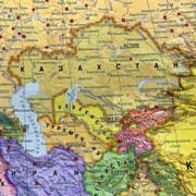 Карта Средней азии