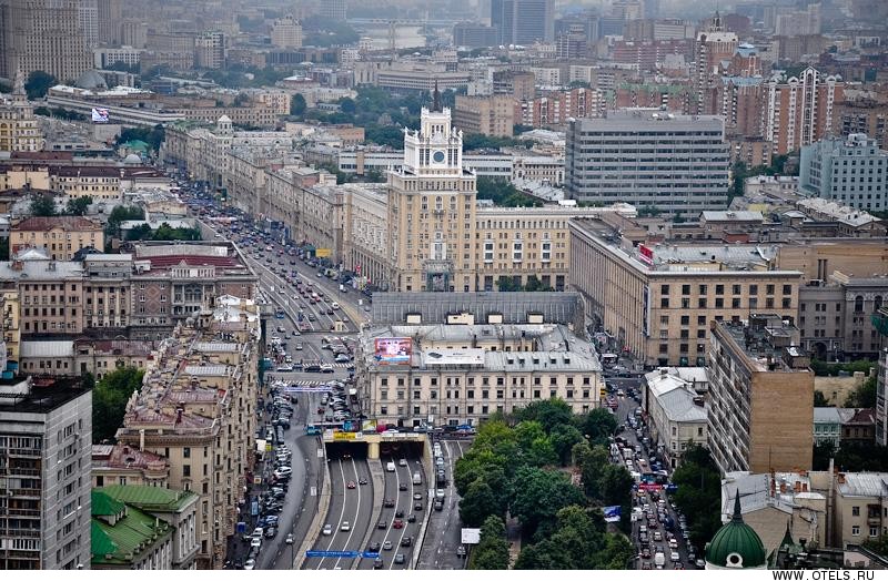 Улица Садово-Кудринская и Триумфальная площадь  фото