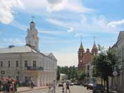 Главпочтамт в Минске. Снимок с ратуши
