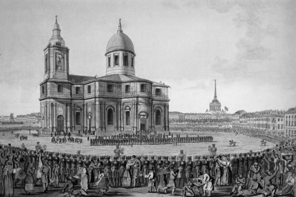 как строили Исаакиевский собор в Санкт-Петербурге  Фото. Картинка