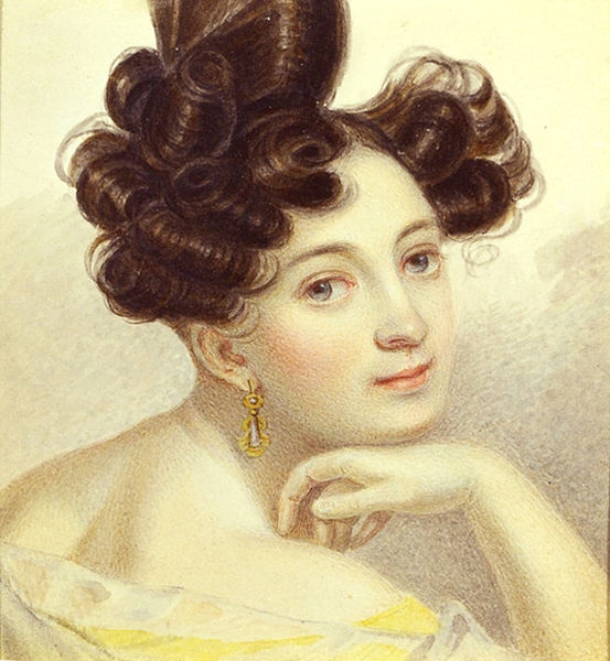 Графиня Глафира Николаевна де Бальмен (1804-18..), ур. Свистунова. Сестра декабриста П.Н. Свистунова. Фото. Фотография