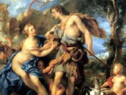 Венера и Адонис. Франсуа Лемуан, 1729 г.