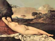 Спящая Венера, 1508-1510 Дрезденская галерея Джорджоне