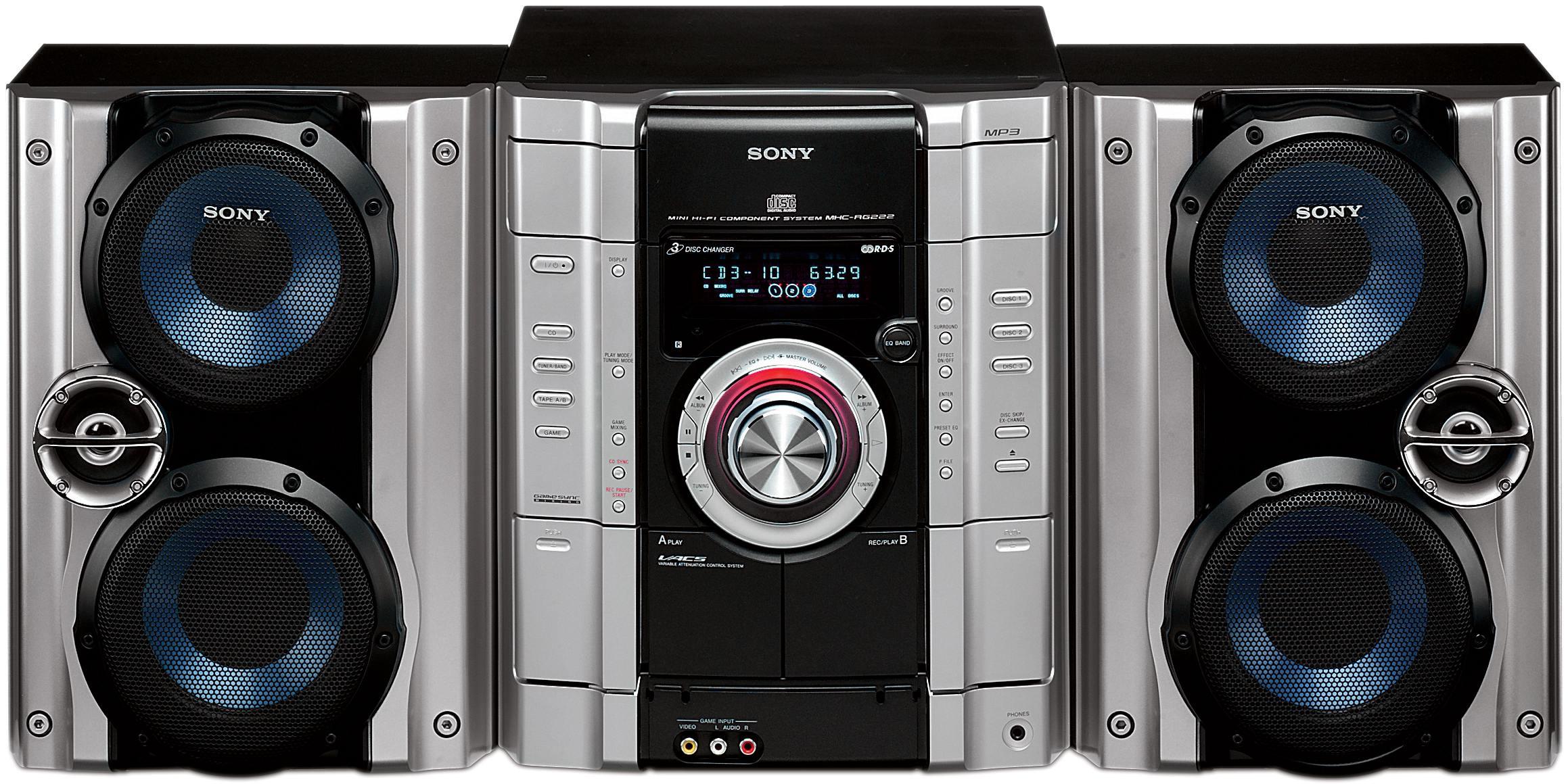 .   Sony MHC-RG222.  