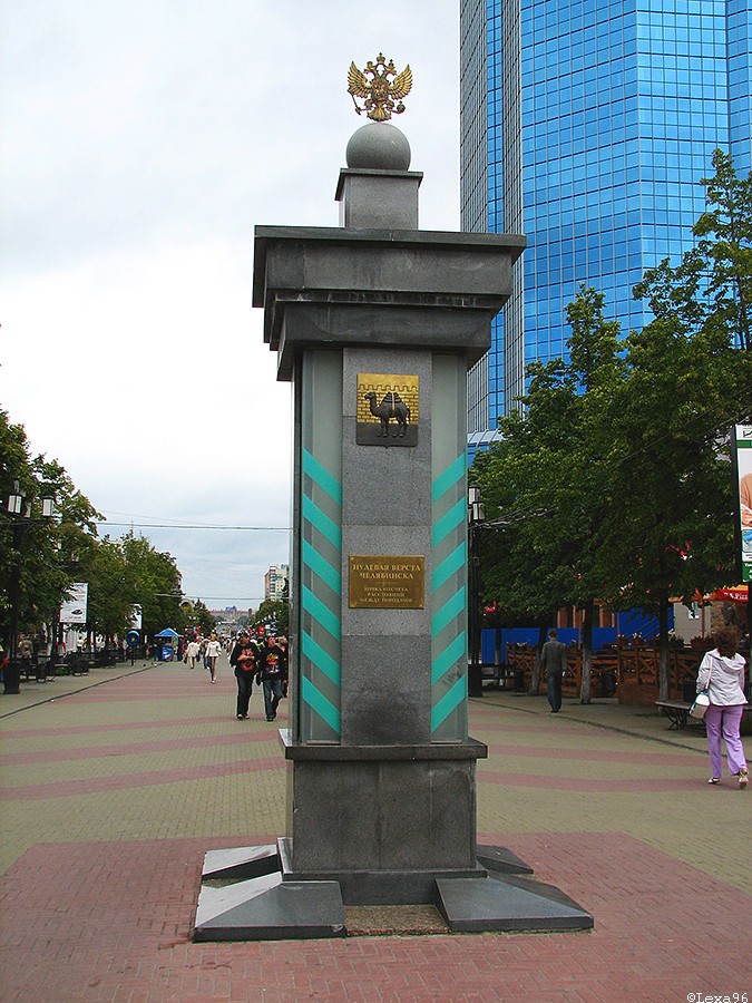 Улица Кирова. Нулевая верста Челябинска