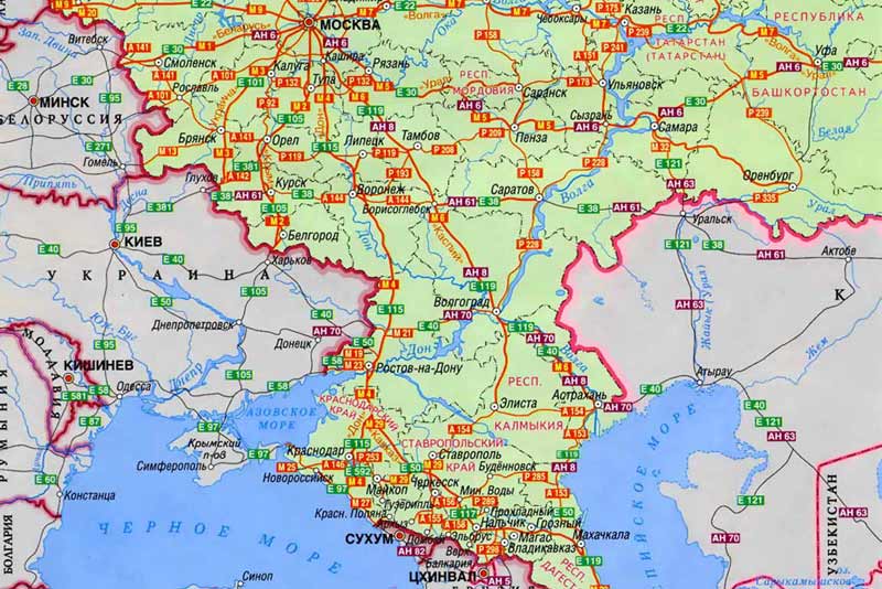 фото. Волгоград на карте России
