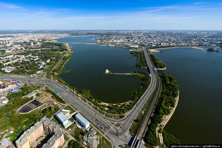 Река Казанка в Казани. Фото. Картинка.