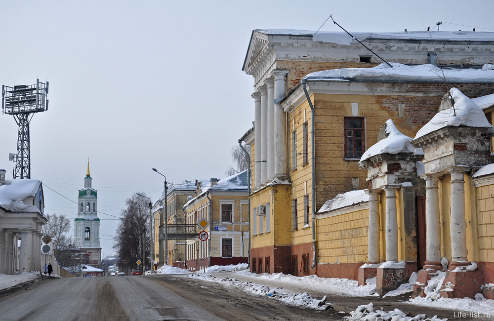Зима в Кирове. Улица Большевиков. Фото Кирова