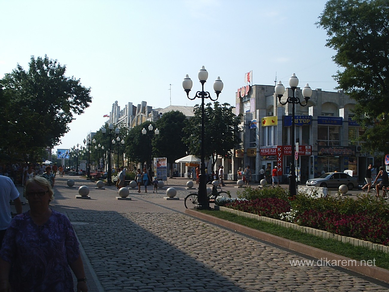 Город Ейск. Центр города. Азовское море.