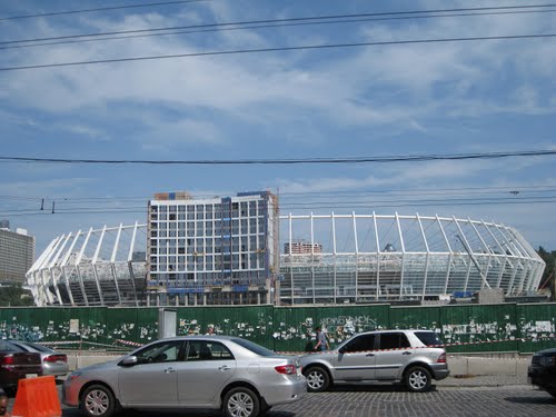 Стадион Олимпийский в Киеве. Фотографии. Картинка
