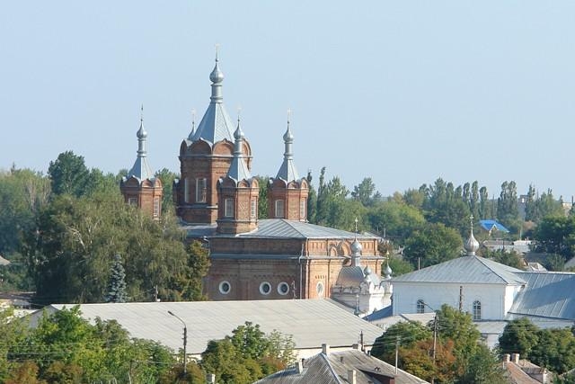 Панорама Старобельска. Старобельский женский монастырь