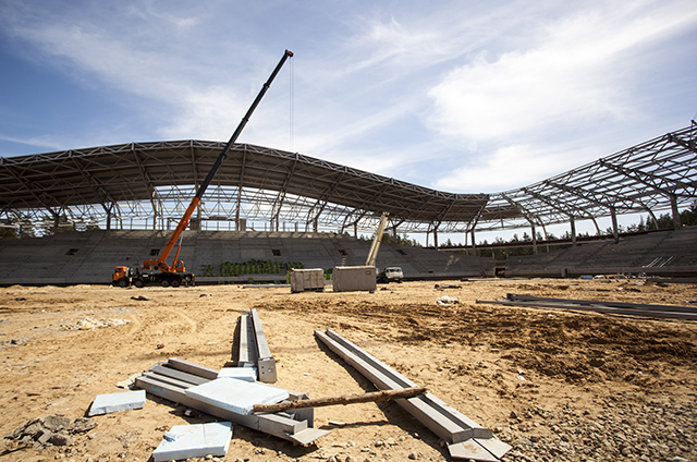 Borisov Stadium. .  ����������. ��������